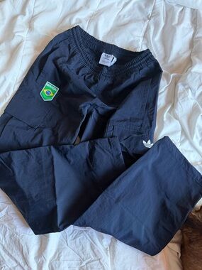 Adidas Navy Track Pants Brasil